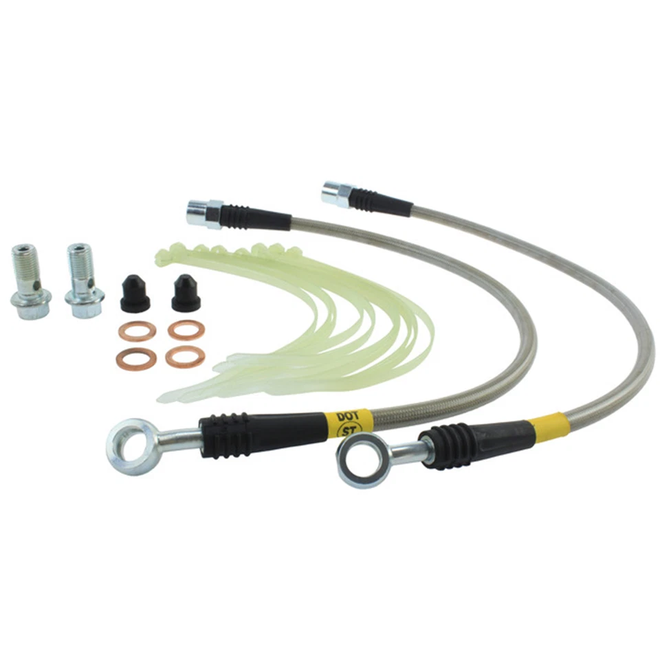 Kit de línea de freno delantero de acero StopTech para Audi 92-94 100 Quattro, 95-98 A6 Quattro Foto 2 de 4