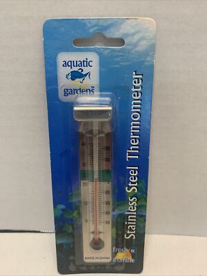 Aquarium Fish Tank Thermometer Temp CELCIUS/FAHRENHEIT! Free Shipping!
