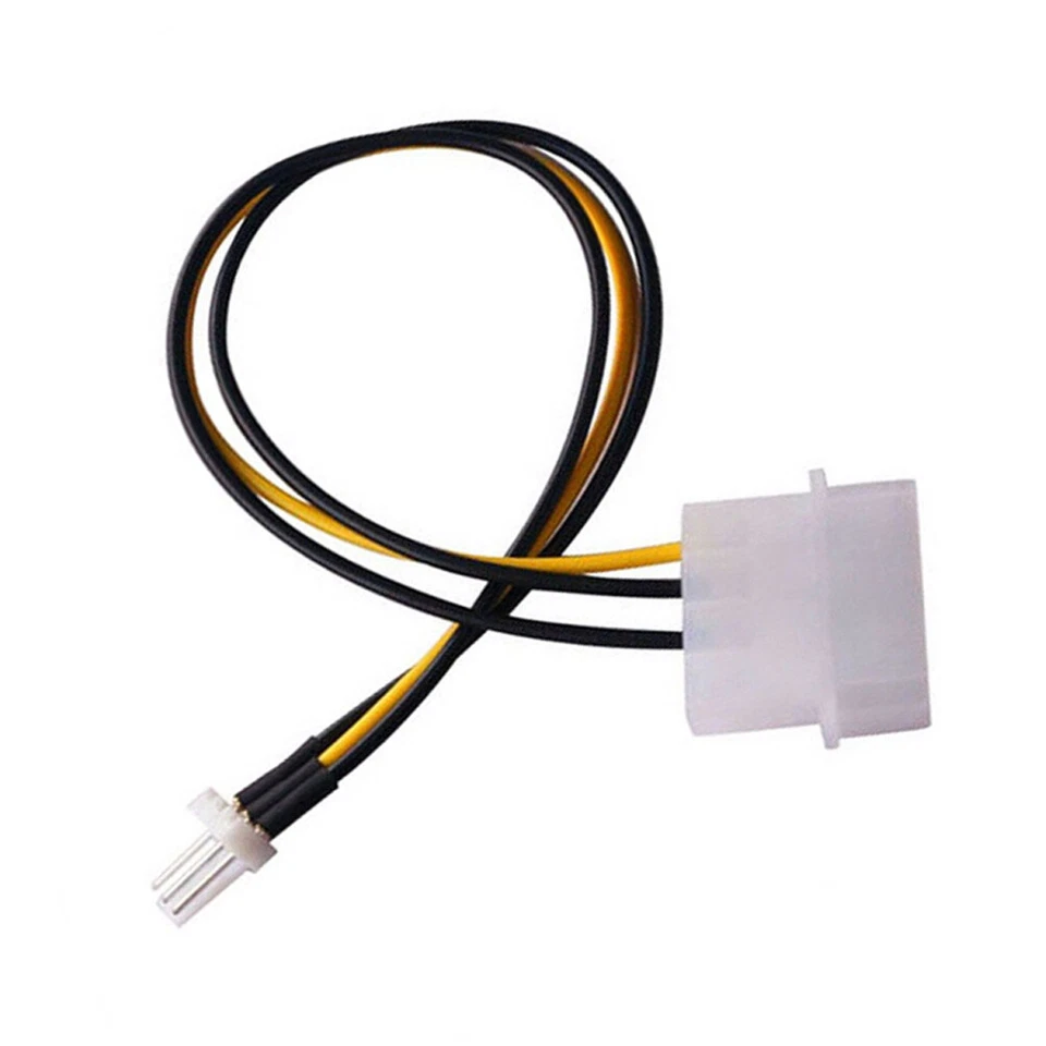 R05 4pin Molex / IDE auf 3pin CPU / Gehäuse Lüfter Strom Kabel Adapter PC 20cm - Bild 3 von 4