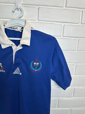 Maillot Rugby Epsport Louey Marquisat Vintage – Homme XL, Noir/rouge, Club Français