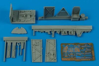 Aires 4366 - 1:48 Hawker Typhoon Mk.IB car door Cockpit set für Hasegawa Bausatz