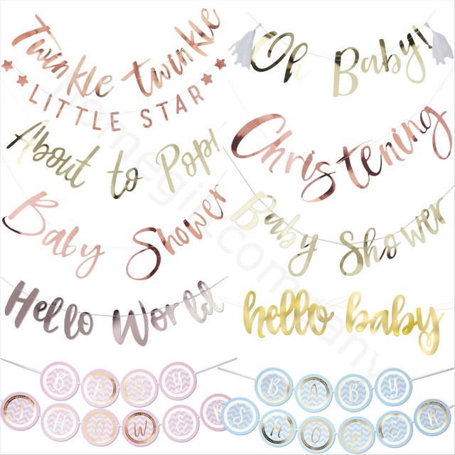 personalised baby shower decorations