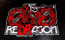 Red Dragon Bobby Fish Kyle O’Reily AEW Pro Wrestling Crate Sticker Redragon