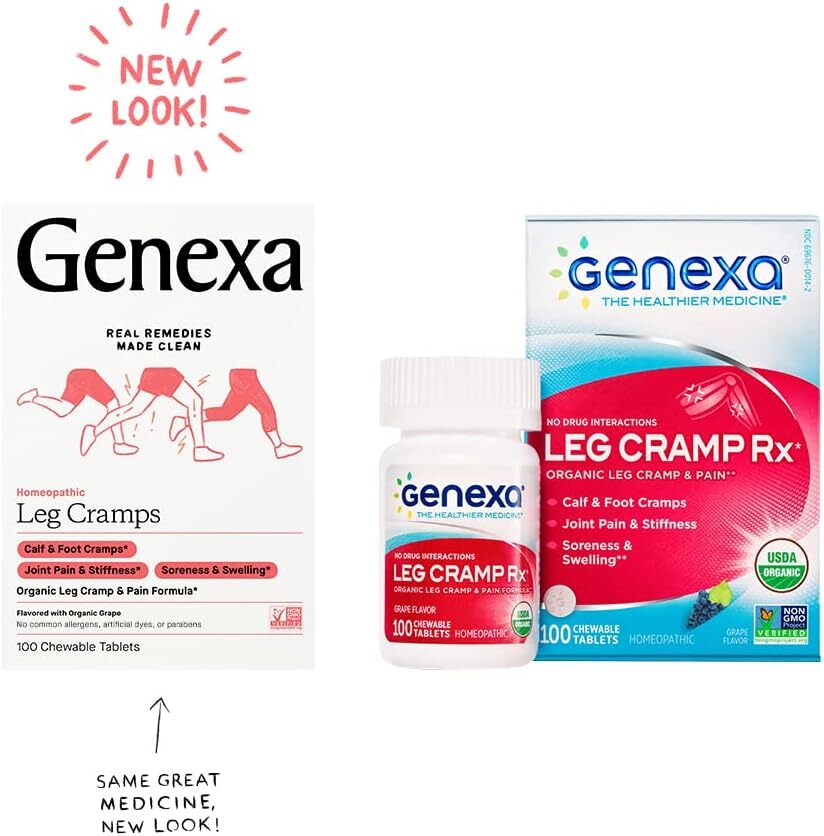 Genexa Leg Cramps Relief Foot Cramp Defense, Joint Pain & Stiffness