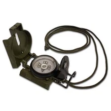 Scout™ Lensatic Compass - Traditional Phosphorescent Military Style with Nylon C