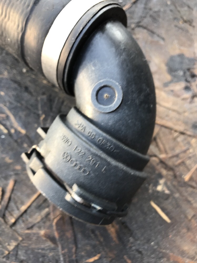2011-2012 Bentley Continental GT Top Radiator Hose OEM!! 3W0122051