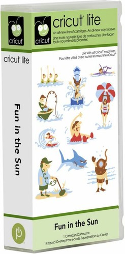 Cricut Cartridge Lite FUN IN THE SUN Factory Sealed NEW - 第 1/2 張圖片