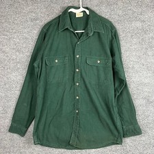 Vintage Five Brother Chamois Long Sleeve Button Down Shirt Mens L TALL