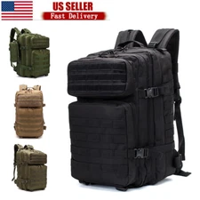 35L Military Backpack Tactical Travel Bag Molle Hiking Outdoor US