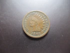 1892 Indian Head Penny Cent VF -XF