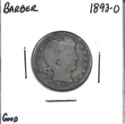 1893-O Barber Quarter Good