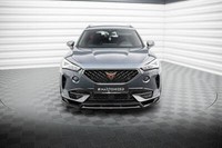 Front Ansatz FüR Cupra Formentor Mk1 Schwarz Spoilerlippe Schwert Spoiler