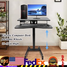 31-51in Home Office Electric Standing Desk Height Adjustable Computer Desk USA