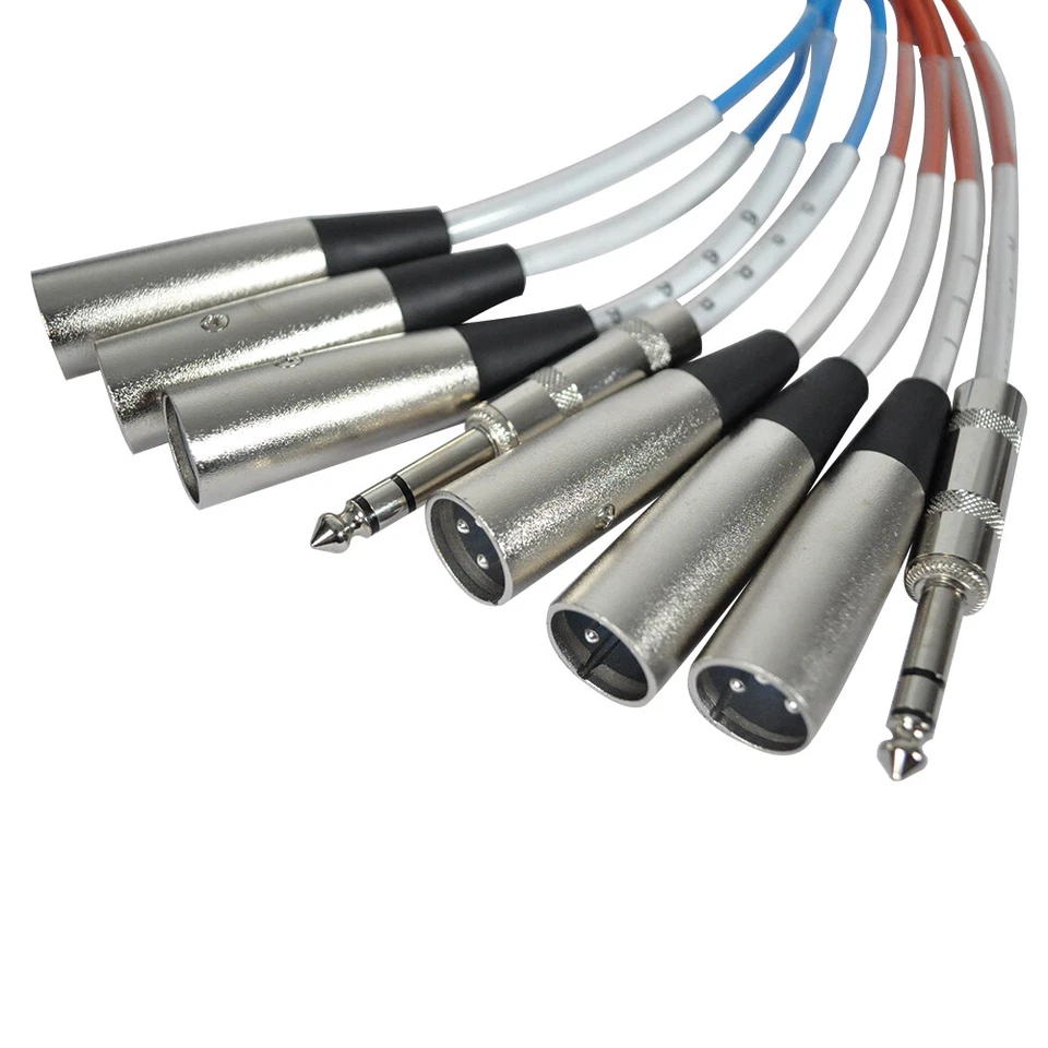 Seismic Audio 6 Channel 30 Foot Compact XLR Sub Snake with 2 Stereo Feeds - Image 2 of 2