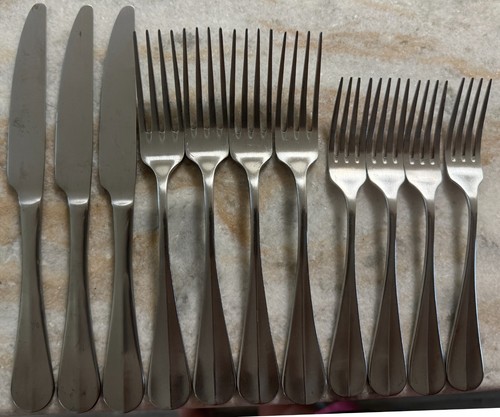 Continental Baquette-Baquette II Stainless by Wallace Silver 11pc set