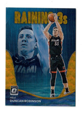 2022-23 Duncan Robinson Donruss Optic NBA Raining 3s Gold 09/10 NBA Miami Heat