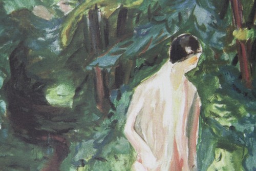 EDVARD MUNCH * Mujer en el jardín * 50 x 70 cm * litografía firmada * limitada - Imagen 4 de 8