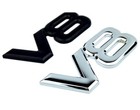 <!--F#f_0-->V8 Car Metal Alloy Badge Emblems x 2 <!--F/-->
