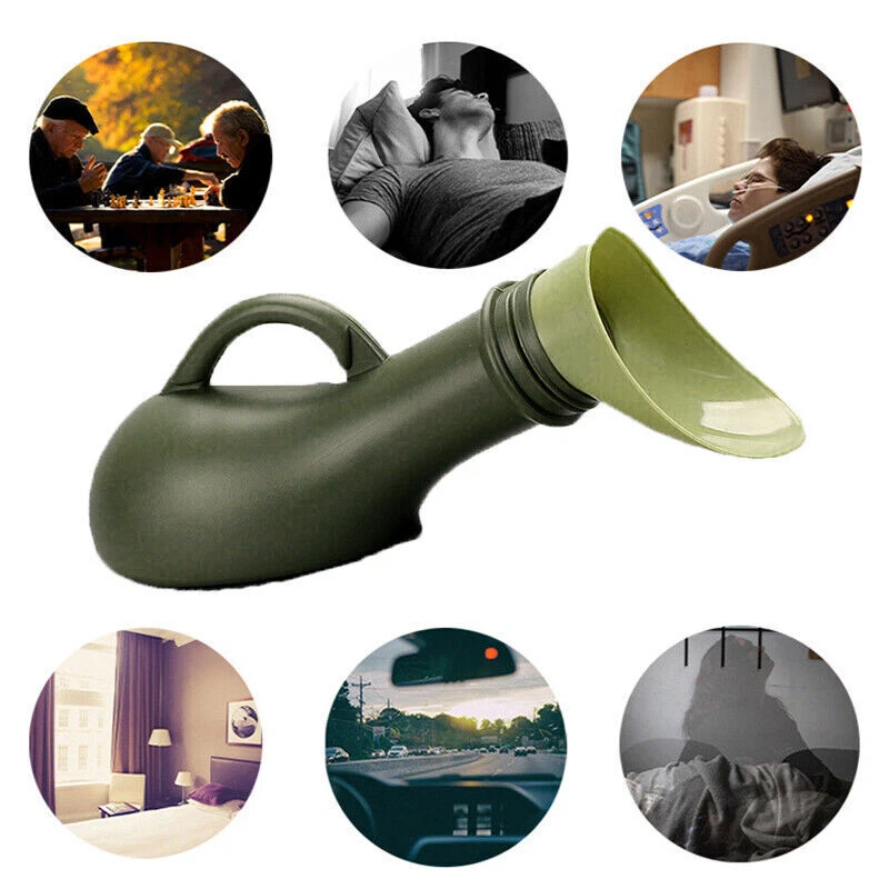 Male Female Urinal Travel Camping Car Toilet Pee Bottle Emergency Kit Portable - image 4 of 4