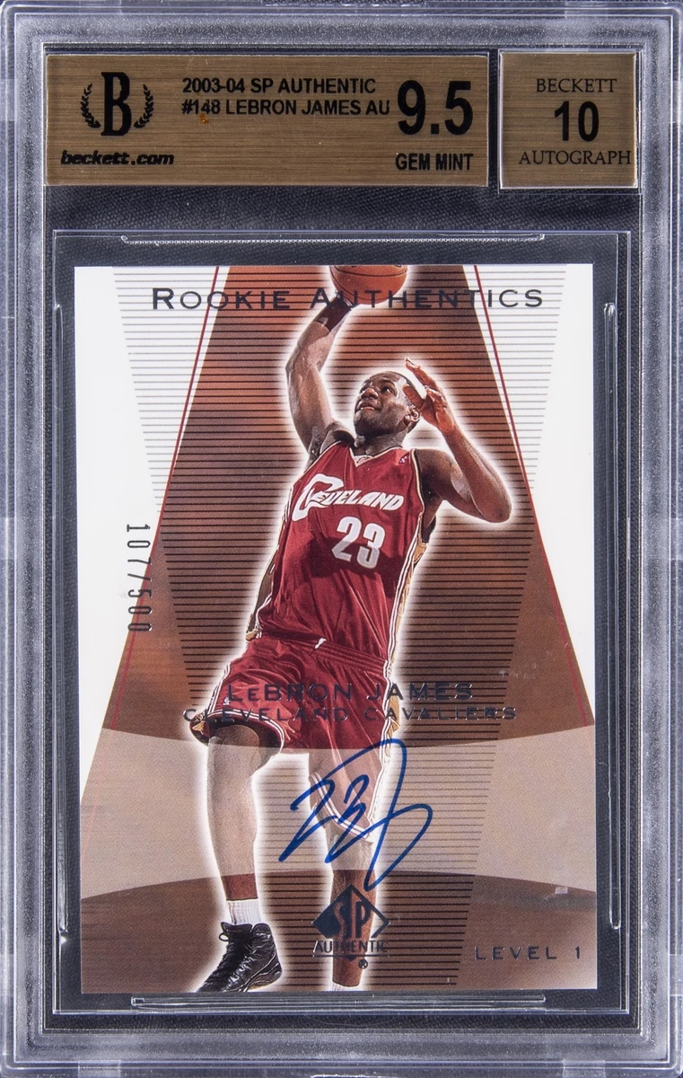 2003-04 SP Authentic - LeBron James #148 for sale | eBay