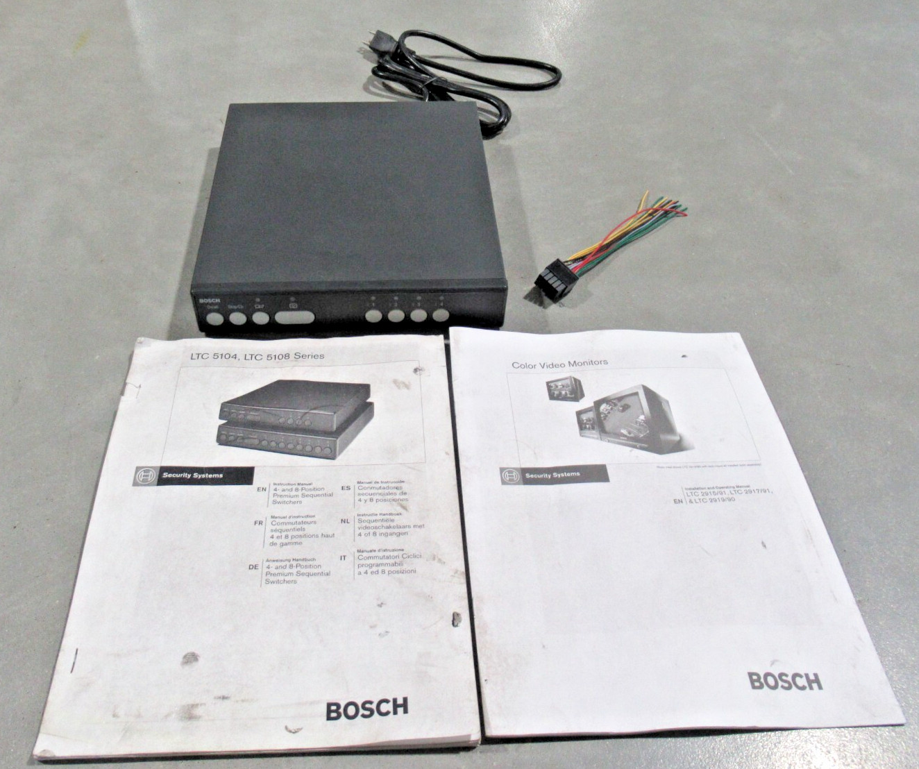 Bosch LTC 5104/60 Switcher 4 Channel Input, 1 Monitor Output *NEW OLD STOCK*