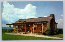 Postcard NC Glendale Springs Northwest Trading Post Blue Ridge Pkway  F775