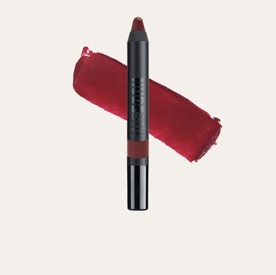 NUDESTIX GEL COLOR BÁLSAMO DE LABIOS + MEJILLAS EN MALVADO ~ TAMAÑO COMPLETO 2,8 g / 0,10 oz Nuevo Foto 2 de 4
