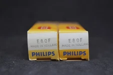 Philips / Amperex  E80F    -  matched pair Heerlen,Holland 1963    NOS
