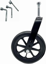 Rueda giratoria sólida para silla de ruedas 8", montaje, horquilla delantera de aluminio, amortiguador