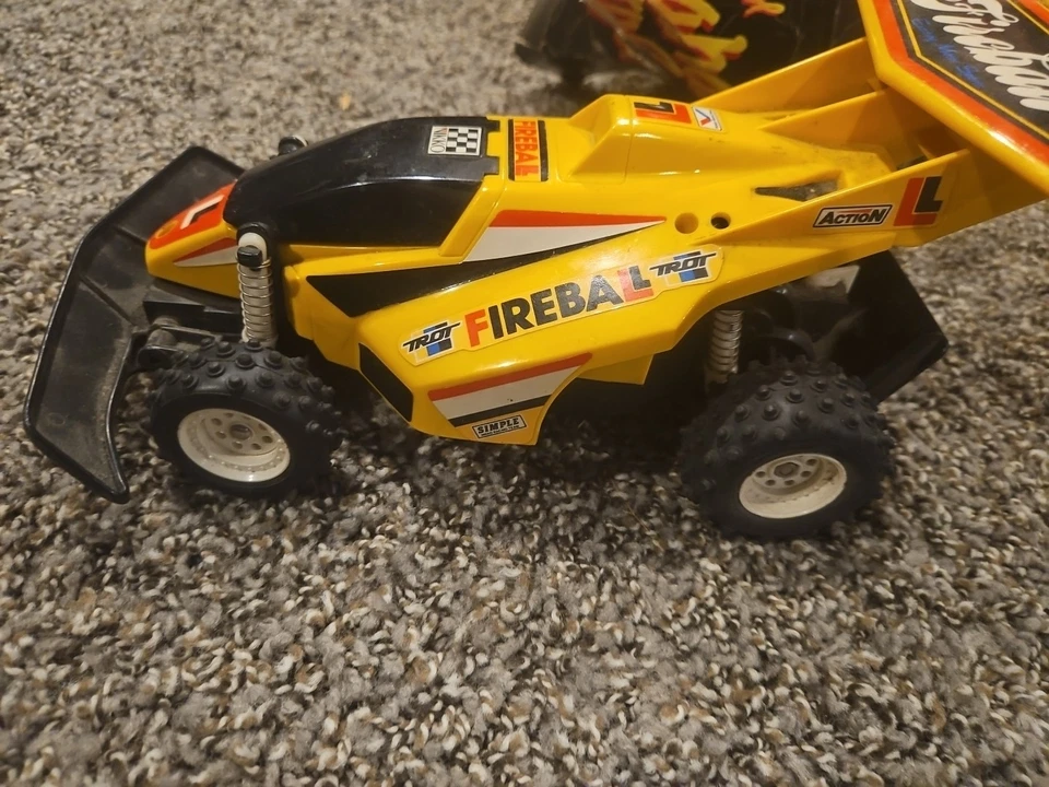 Nikko FIREBALL DICTATOR Yellow Buggy Electric RC Race Car Vintage 1988  - Image 3 of 4