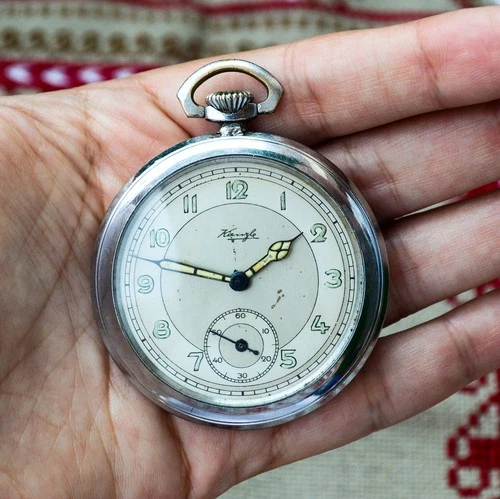 1960's KIENZLE GERMAN Mechanical Pocket watch SCARCE
