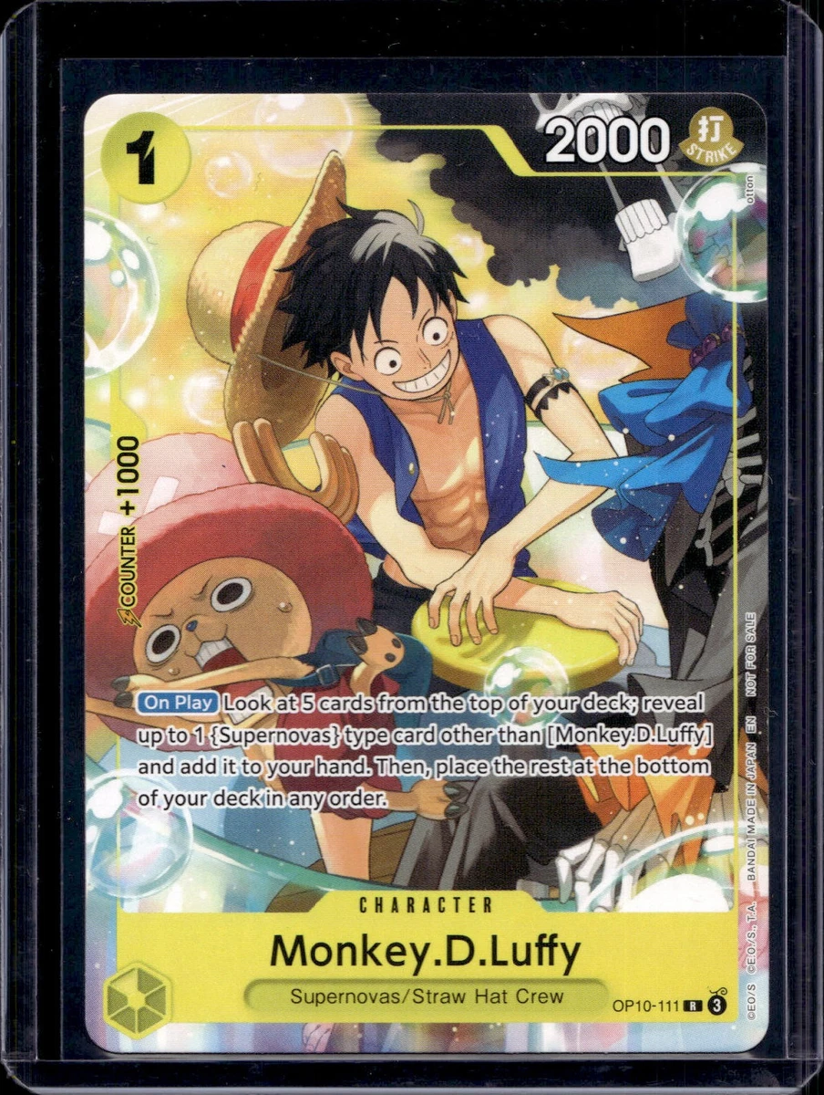 Monkey.D.Luffy OP10-111 One Piece Promotion Cards for sale | eBay