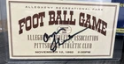 Don Shula Signed signed autographed Allegheny Athletic Assoc HOF ticket