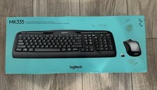 Logitech MK335 Wireless Keyboard and Mouse Combo - Black/Silver NEW