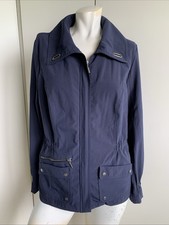 Women  s Chicos Zenergy Navy Blue Full Zip Jacket Size 0 Long Sleeve