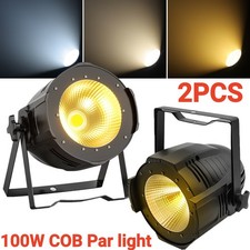 2PCS 100W COB LED Par Light Warm White Cool White Stage Audience Blinder Light