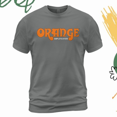 Orange Amps Amplification Logo T-Shirt Size S-5XL Made in USA