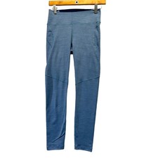 Outdoor Voices Womens Green Blue Superfoam 7/8 Leggings Small