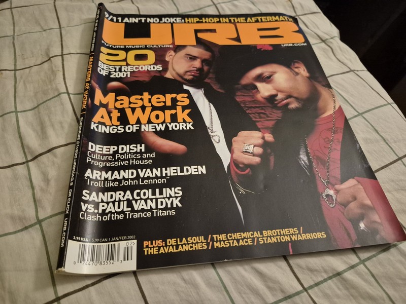 URB magazine (2002) Kings of New York Armand Van Helden De La Soul Masta Ace 