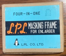 LPL FOUR-IN-ONE Masking Frame for Enlarger 8x10 5X7 3.5X5 2.5X3.5 4 SIZES JAPAN