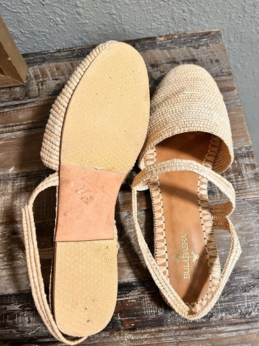 Bulibasha Women’s Wararni Natural Sandals Luxury Handmade Size 40 US 9 - Picture 5 of 6