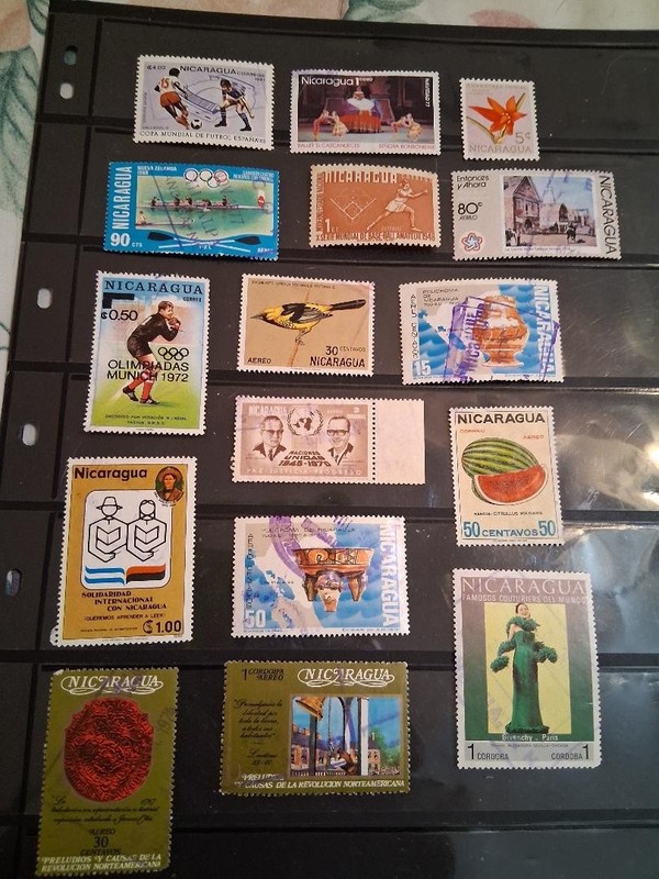NICARAGUA POSTAGE/AIR MAIL COMBINATION (LOT 22) NEW LOWER PRICE