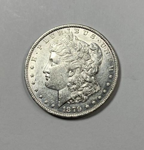 1879-O Morgan Silver Dollar AU Details Cleaned VALUE PRICED