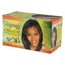 Originals by Africa's Best Olive Oil Hair Relaxer Kit, No lye Super / Coarse ...