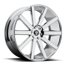 Dub 1pc S120 Shot Calla 22x9 5x120 Chrome Plated Wheel 22 38mm Rim