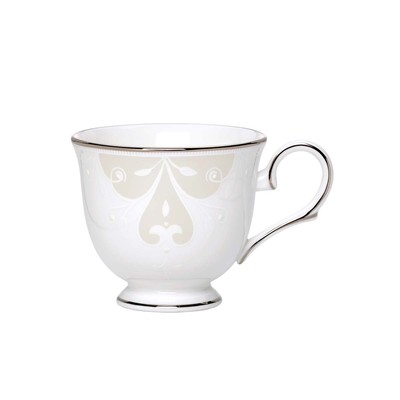 Opal Innocence Scroll Teacup, Tea Cup, White