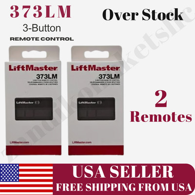 2-Pack LiftMaster 373LM Remote Control 315MHz Security+ Garage Door Opener