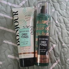 Bath  Body Works Emily in Paris Macaron Pattern Body Cream  Fragrance Mist Set