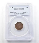 1876 Indian Head Cent MS65 RB PCGS *3493