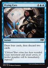 x4 Prying Eyes - Ravnica Allegiance - NM - MTG